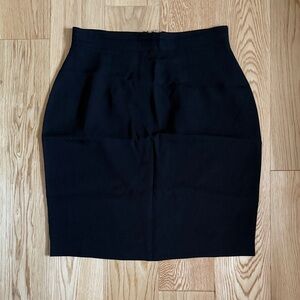 Classic Black Pencil Skirt